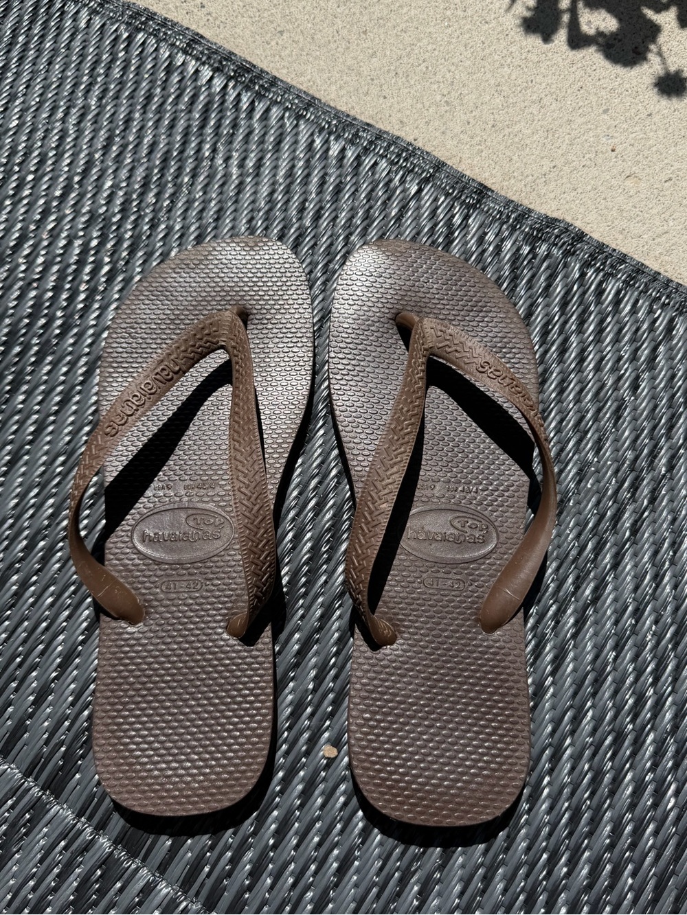 Brown Men's Flip Flops - Casual Beach Sandals